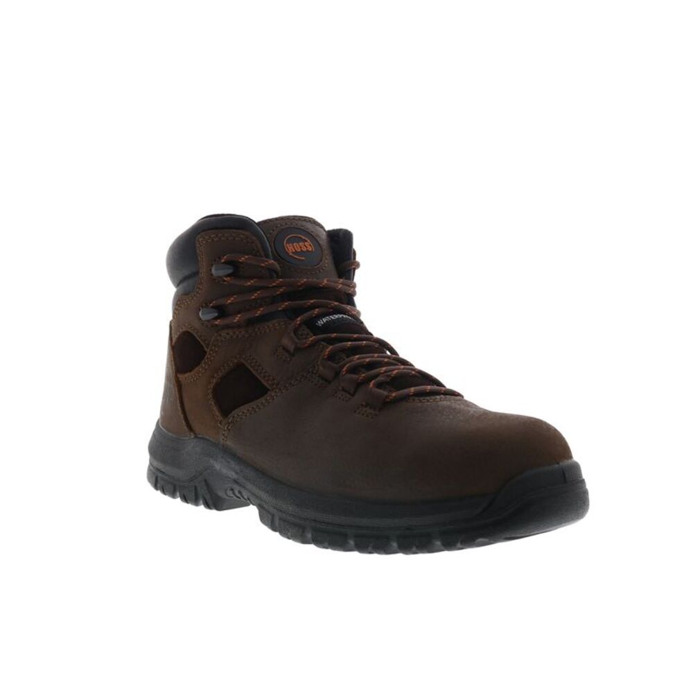 Hoss Mens Lorne Soft Toe Brown Boots (NWT) - Picture 2 of 7